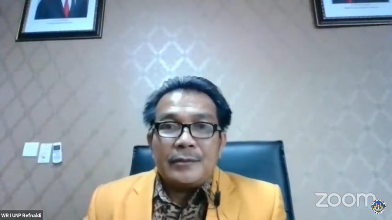 Wakil Rektor I UNP Dr. Refnaldi